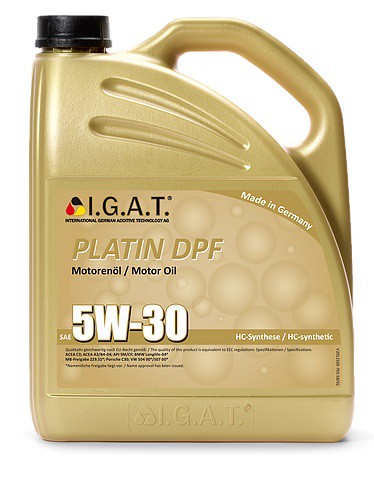 Моторно масло I.G.A.T. PLATIN DPF 5W-30 5L | Авто делови онлајн